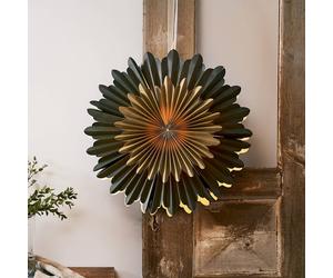 STAR TRADING Crystal decorative star paper no socket green
