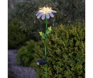 STAR TRADING Daisy LED solar light, daisy shape
