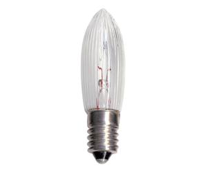 STAR TRADING E10 1.8 W 24 V bulb, pack of 3, candle shape