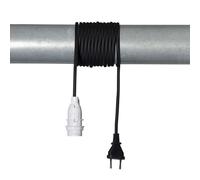 STAR TRADING E14 socket Lacy with cable, black and white
