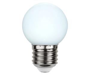 STAR TRADING E27 G45 LED bulb for fairy lights, white 6,500K