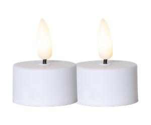 Star Trading - Flamme Tealight LED, 2-pack - White