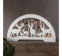 STAR TRADING LED candle arch Fauna white