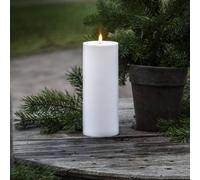 STAR TRADING LED candle Flamme Rak 27.5 cm white plastic battery operated