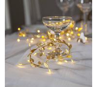 STAR TRADING LED fairy lights Winny, gold, plastic, 200 cm, battery