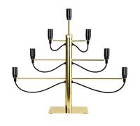 Star Trading Milano electric candle holder brass