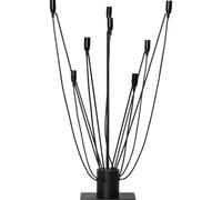Star Trading - Milano Floor Lamp, Black - Black