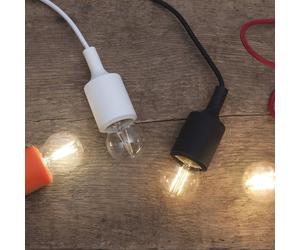 STAR TRADING Mini globe LED bulb E27 G45 2 W 2,700 K filament