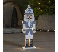 STAR TRADING Nutcracker LED decorative light, grey