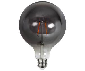 STAR TRADING Plain Smoke globe LED bulb E27 1.8W 2,100K Ø 125mm