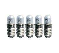 STAR TRADING Replacement bulbs E5 0.6W 12V LV light 5pcs, clear