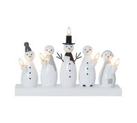 Star Trading Snowman advent candle White