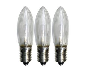 Star Trading Spare lamp E10 universal LED outdoor 3-pack 0.2W 2100K non-dimmable