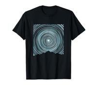 Star Trails Polaris Night Sky Photography Art T-Shirt