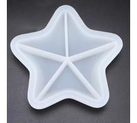 Star Tray Resin Mould, Seastar Storage Tray Silicone Casting Molds, Star Jewelry Storage Plate Dish Epoxy Silicone Mould for DIY Craft