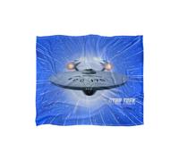 Star Trek All Shes Got Silky Touch Super Soft Throw Blanket 152 X 127 cm in White Star Trek White 152 X 127 cm