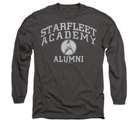 Star Trek Alumni Unisex Long Sleeve T Shirt, Charcoal, XX-Large