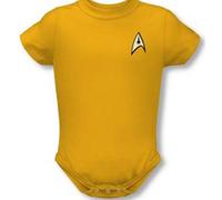 Star Trek Baby Boys' Command Uniform Onesie 6-12 Months Yellow