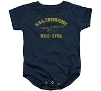 Star Trek Boys' Enterprise Athletic Bodysuit Navy - Blue - 0-6 Months