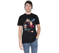 Star Trek Captain Janeway Unisex T Shirt, Black, X-Large