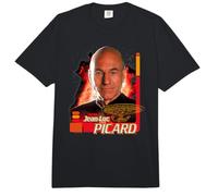 Star Trek Captain Picard Comfort Colors Adult Heavyweight T-Shirt