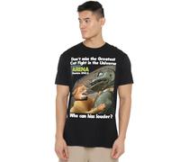 Star Trek Cat Fight Unisex T Shirt, Black, X-Large