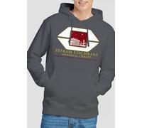 Star Trek Cochrane Library Hoodie, Charcoal | Size: 2XL Star Trek Charcoal 2XL