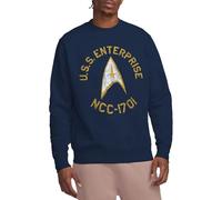 Star Trek Collegiate Crew Sweatshirt, Navy, Small