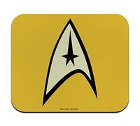 Star Trek Command Shield Low Profile Thin Rubber Mouse Pad Mousepad