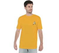 Star Trek Command Uniform W Foil Unisex T Shirt, Gold, XX-Large