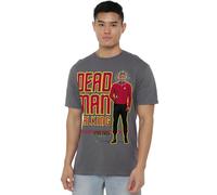 Star Trek Dead Man Walking Unisex T Shirt, Charcoal, X-Large