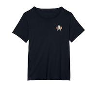 Star Trek Deep Space 9 Command Emblem T-Shirt, Women's Plus, Black, 1X