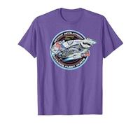 Star Trek Deep Space Nine Defiant Development Tee T-Shirt, Men, Purple Heather, 3X-Large