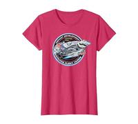 Star Trek Deep Space Nine Defiant Development Tee T-Shirt, Women, Red Heather, X-Large