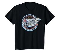 Star Trek Deep Space Nine Defiant Development Tee T-Shirt, Youth, Black, 3T