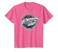 Star Trek Deep Space Nine Defiant Development Tee T-Shirt, Youth, Pink Heather, Medium