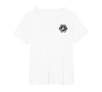 Star Trek Deep Space Nine Mission Certified Badge Tee T-Shirt, Women's Plus, White, 3X