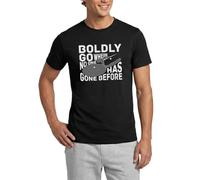 Star Trek Discovery Boldly Go Men's T-Shirt Black