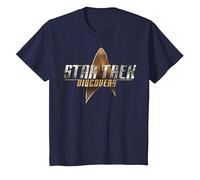 Star Trek Discovery Delta Shield Logo Graphic T-Shirt T-Shirt, Youth, Navy Blue, 3T