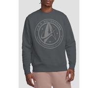 Star Trek Discovery Enterprise Crest Sweatshirt, Charcoal | Size: Large Star Trek Charcoal L