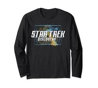 Star Trek Discovery Galactic Geometric Nebula Logo Long Sleeve T-Shirt