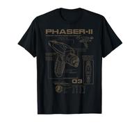 Star Trek Discovery Phaser-II Schematics Graphic T-Shirt T-Shirt
