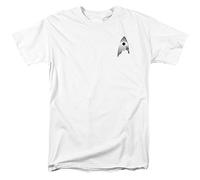 Star Trek: Discovery(Series) Star Trek Discovery Medical Badge Unisex T Shirt, White, 3XL