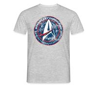 Star Trek Discovery Starfleet Command Insignia Men's T-Shirt Heather Grey