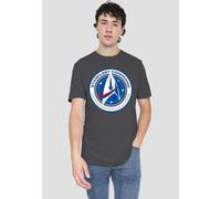Star Trek Discovery Starfleet Command T-Shirt, Charcoal in Grey | Size: Large Star Trek Grey L