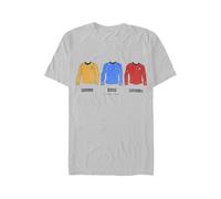 Star Trek - Divisions Heather Grey - T-Shirt - grey - XL - 97% Cotton, 3% Polyester,Jersey XL