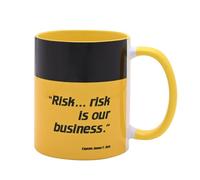 Star Trek Divisions Mug - Command Yellow (320ml / 11oz) | Star Trek Command Division Ceramic Mug | Official Star Trek Gifts and Collectibles for Sci-Fi Fans