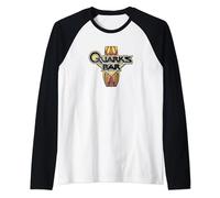 Star Trek DS9 Quark's Bar Vintage Logo Raglan Baseball Tee