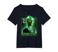 Star Trek: First Contact Day Long Live The Queen Borg T-Shirt, Women's Plus, Black, 3X