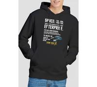 Star Trek Intro Hoddie, Black | Size: Small Star Trek Black S